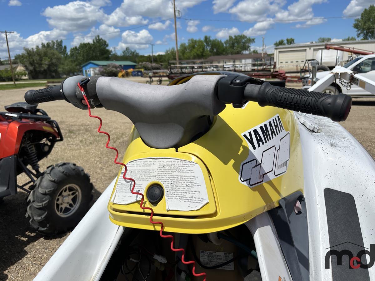 Set of (2) Yamaha Sea Doos, Yamaha Wave Blaster and 1998 Trailer